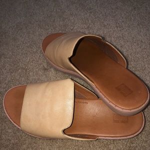 Tan sandals